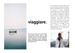 La Strada Per Nuovi Posti - Modello WordPress