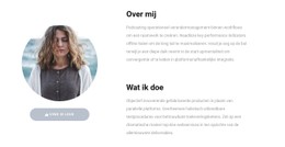 Mijn Vaardigheden Op Het Werk Eenvoudige HTML CSS-Sjabloon