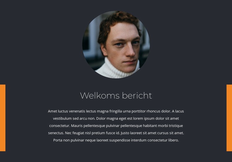 De groeten Website Builder-sjablonen