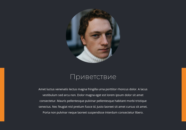 Привет WordPress тема