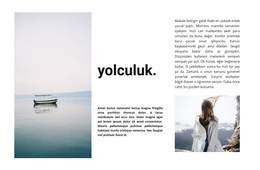 Yeni Yerlere Giden Yol - Premium Öğeler Şablonu