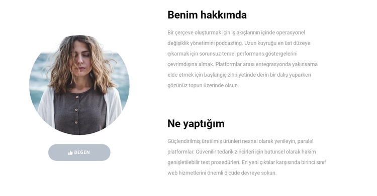 iş yerindeki becerilerim HTML5 Şablonu