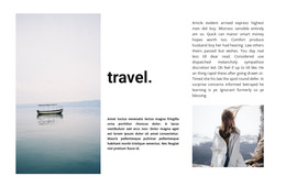 The Road To New Places - WordPress Template