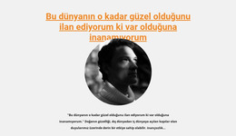 Tasarımcı, Işi Hakkında - Duyarlı HTML5 Şablonu