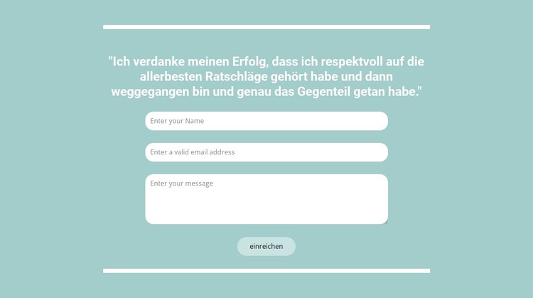 Schneller Kontakt mit uns CSS-Vorlage