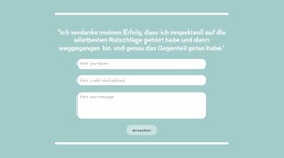 Schneller Kontakt Mit Uns - Persönliche Vorlage
