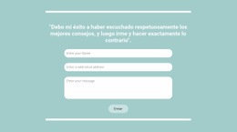 Contacto Rápido Con Nosotros - HTML Designer