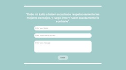 Contacto Rápido Con Nosotros - Diseño Creativo De Sitios Multipropósito