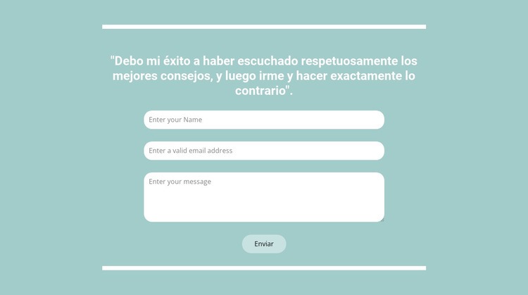 Contacto rápido con nosotros Diseño de páginas web