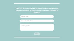 Contacto Rápido Con Nosotros: Crear Una Maqueta De Página Web