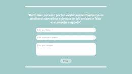 Contato Rápido Conosco - Design Criativo De Sites Multiuso