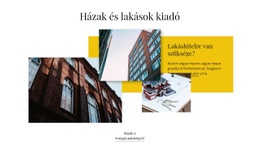 HTML-Terv Ehhez: Kiadó Lakások És Lakások