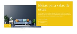 Idéias Para Salas De Estar - Website Creation HTML