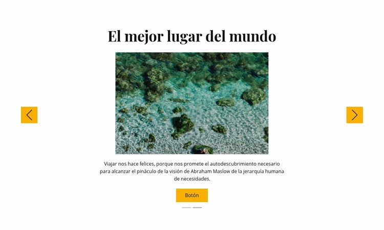 Viajes de snorkel Creador de sitios web HTML