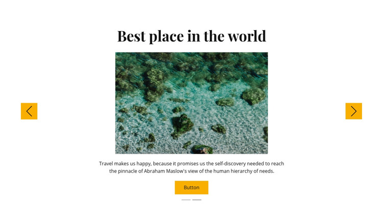 Snorkeling trips Homepage Design