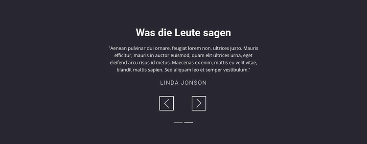 Kundenreferenzen im Salon HTML Website Builder