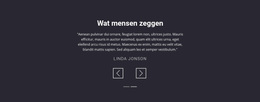 Getuigenissen Van Salonklanten - Modern WordPress-Thema