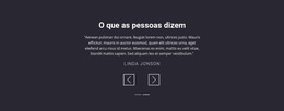 Depoimentos De Clientes Do Salão De Beleza - Tema CSS Gratuito