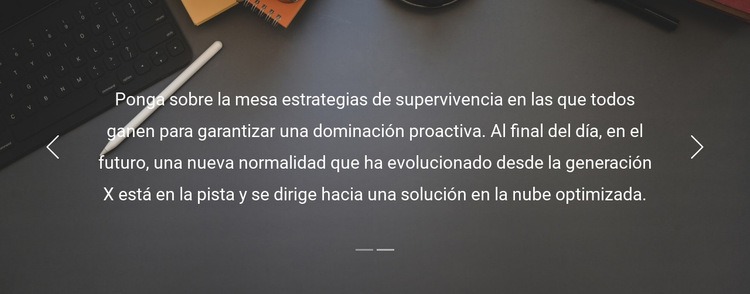 Testimonios de usuarios Plantillas de creación de sitios web