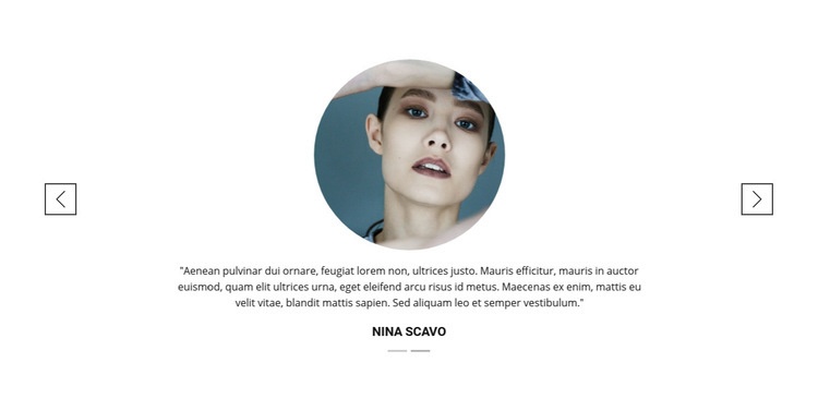 Comentários sinceros de clientes Modelo HTML5