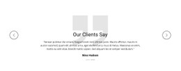 Template Demo For What Our Client Say