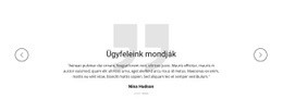 Amit Ügyfeleink Mondanak