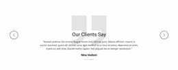 What Our Client Say - Sitebuilder