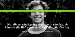 Website-Seite Für Über Das Kunststudio