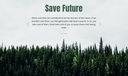 Save Future - CSS Template by Nicepage