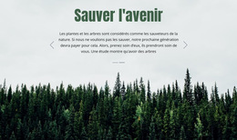Sauver L'Avenir : Modèle De Site Web Simple