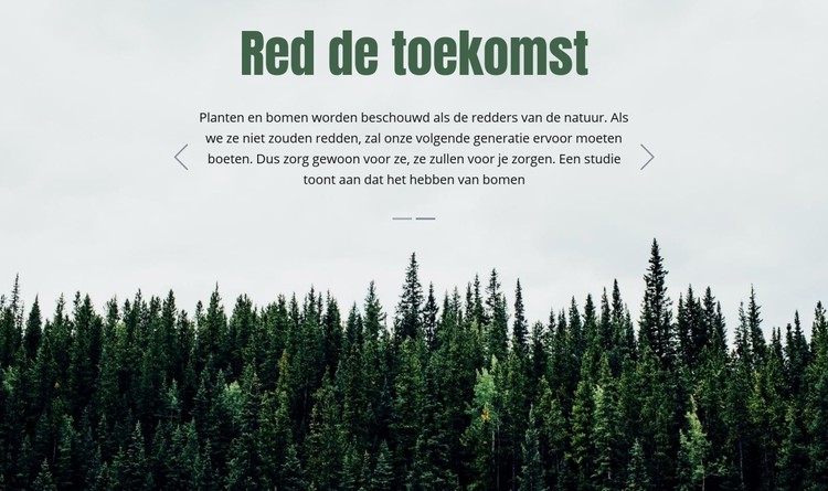 Red de toekomst CSS-sjabloon