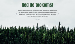 Red De Toekomst - Eenvoudig WordPress-Thema