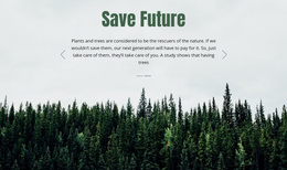 Save Future - Personal Website Templates