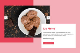 Chocolade-Ijs - HTML-Sjabloon Downloaden