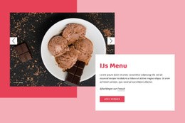 Het Beste Websiteontwerp Voor Chocolade-Ijs