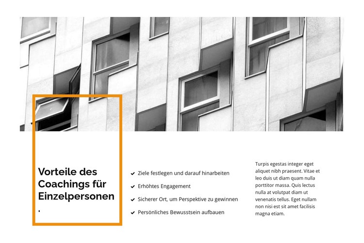 Entwicklung in der Stadt Website Builder-Vorlagen