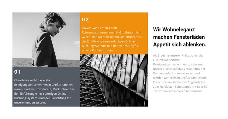 Wichtige Entscheidungen Landing Page