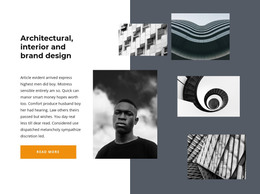 Web Design For Gallery With Architectural Projects