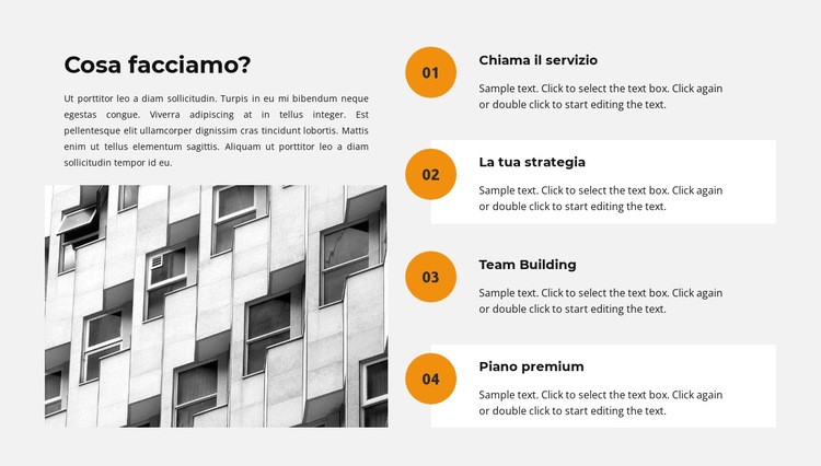 Schemi di lavoro Mockup del sito web