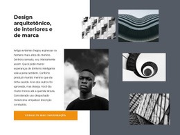 Design De Site Multifuncional Para Galeria Com Projetos Arquitetônicos