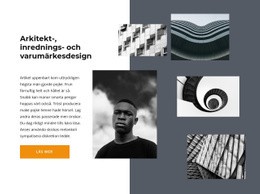 Multifunktionell Webbdesign För Galleri Med Arkitektoniska Projekt