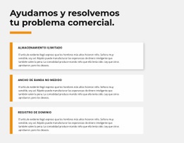 Tres Textos - Creador De Sitios Web De Arrastrar Y Soltar