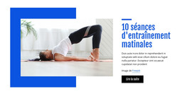 Page HTML Pour 10 Séances D'Entraînement Matinales