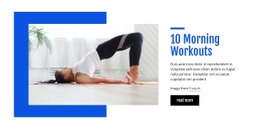 Exclusive Html Code For 10 Morning Workouts