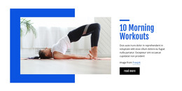 Page HTML For 10 Morning Workouts