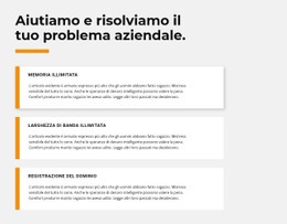 Tre Testi - Modelli Di Siti Web Reattivi