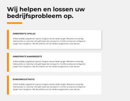 Drie Teksten - Websitebouwer Met Slepen En Neerzetten