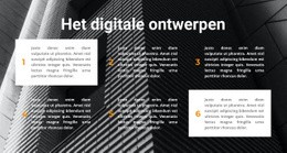 Meest Creatieve Websitemodel Voor Zes Teksten