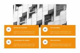 Modelo De Site Para Quatro Textos E Fotos