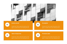 Dört Metin Ve Fotoğraf - E-Ticaret Web Sitesi